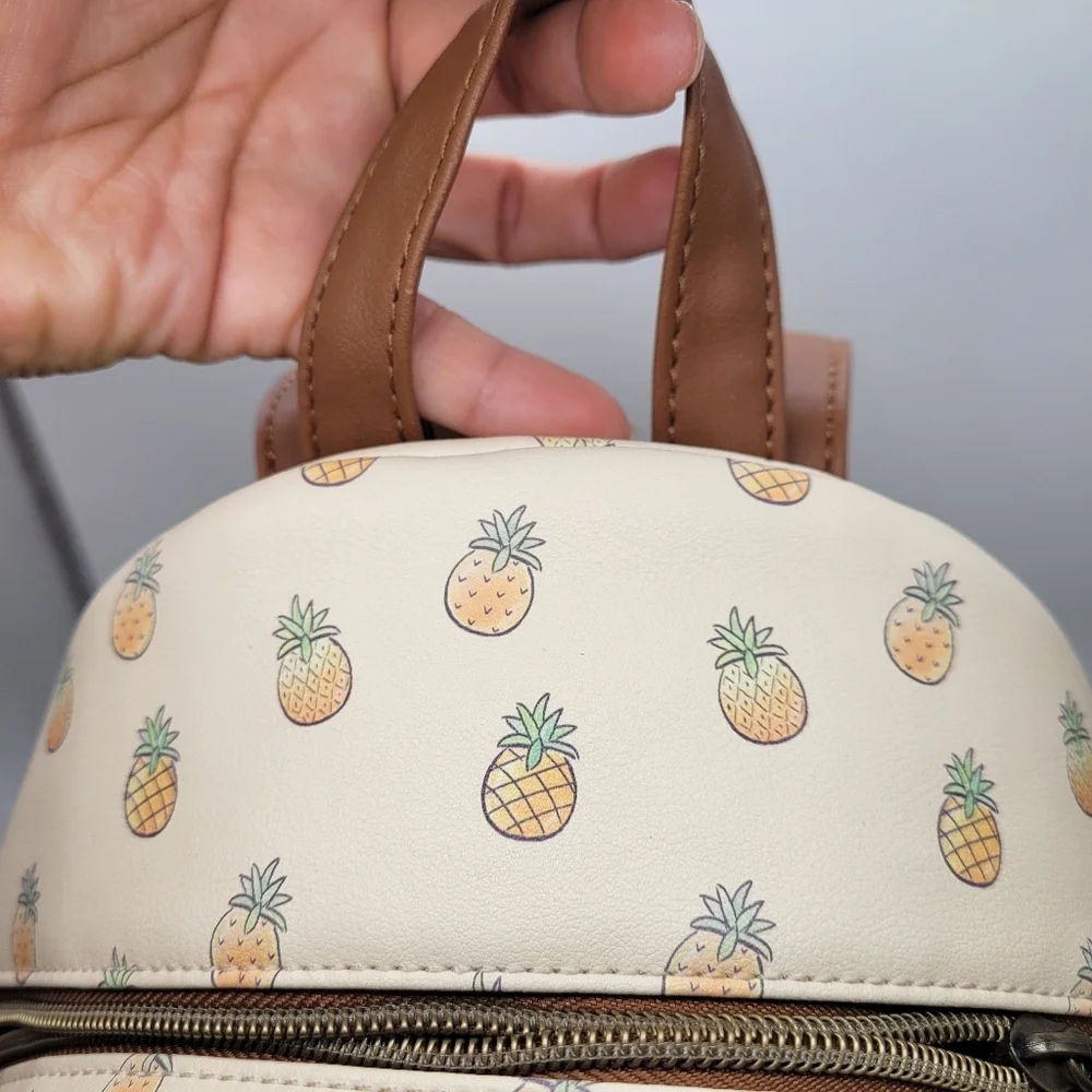 COPY - Stitch Pineapple MiniLoungefly Disney Lilo & Stitch Pineapple Mini Backp…